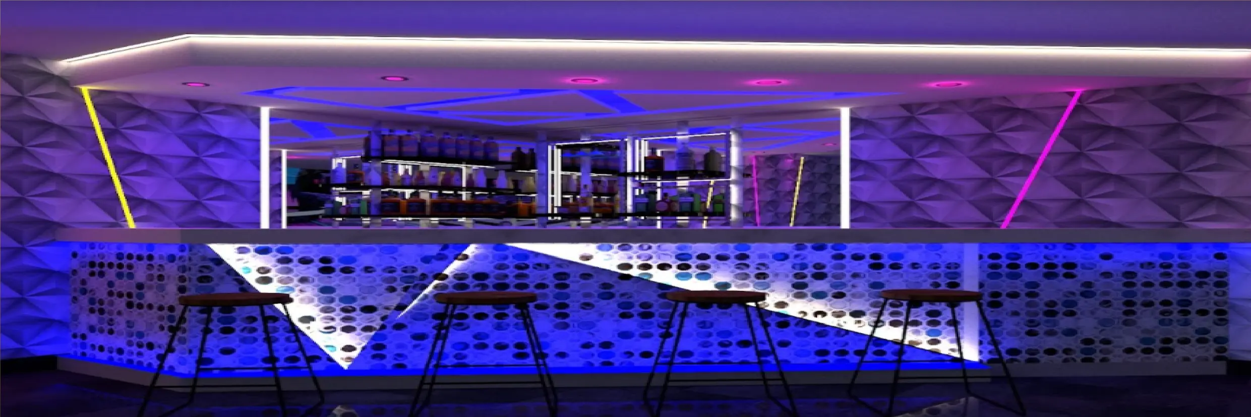 Proyecto destacado de Discoteca - Diseño interior 1 Discoteca - Proyecto 1