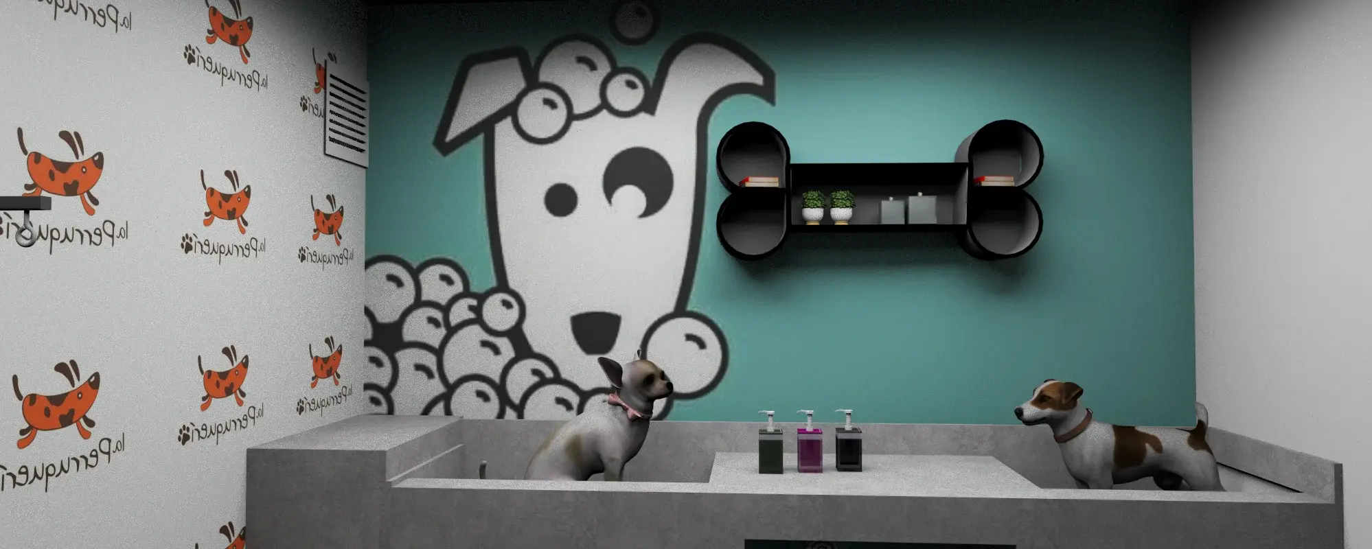 Proyecto destacado de Veterinaria - Diseño interior 1 Veterinaria - Proyecto 1